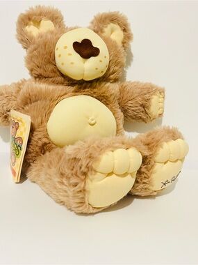 Vintage Furskins Plush Brown & Cream Teddy Bear Stuffed Animal - Kids Toy